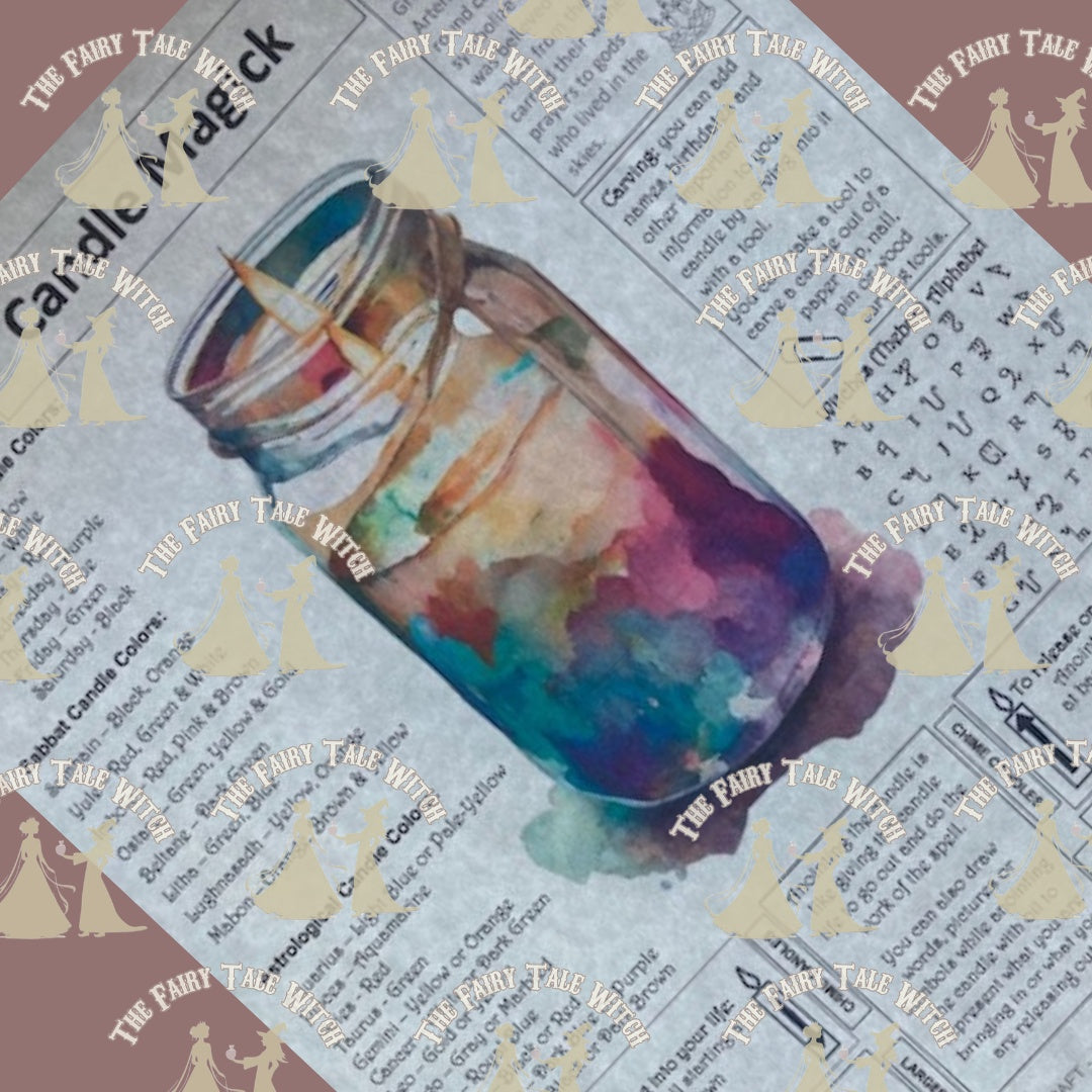 "Candle Magick" Book of Shadow Page - Digital Download