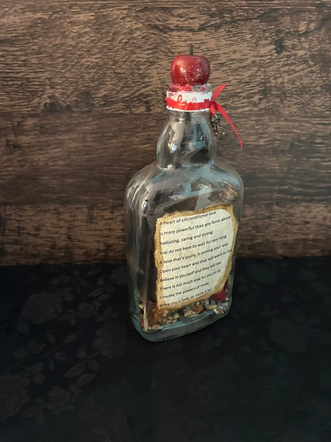 Snow White Inspired Romantic Unconditional Love Spell Bottle