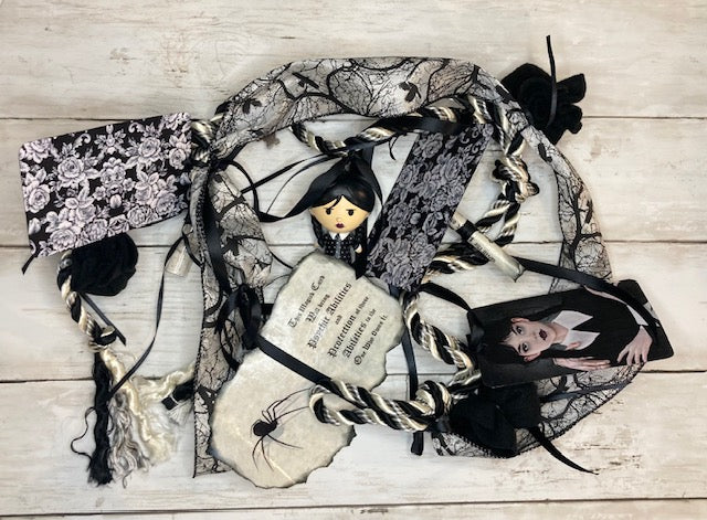 "Wednesday" Inspired Spell Cord for "Psychic Abilities" and "Protections of Those Abilities"