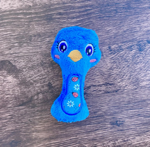 Baby Blue Bird Rattle