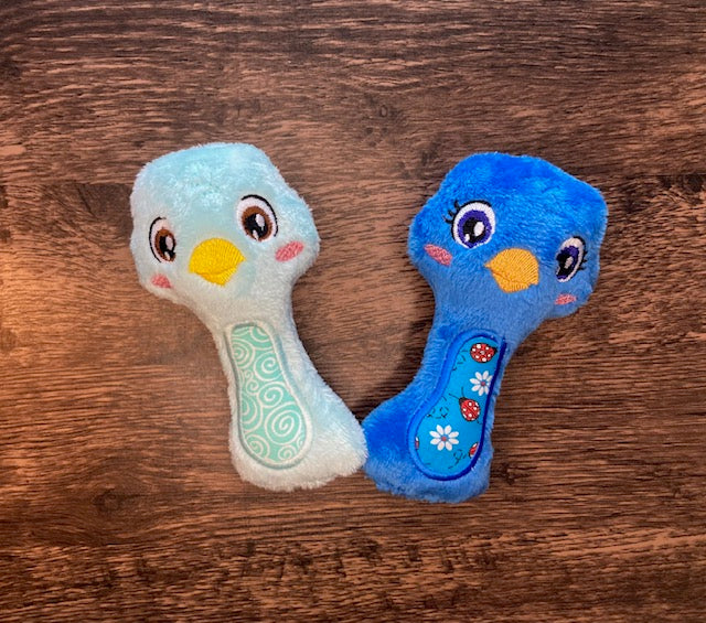 Baby Blue Bird Rattle – The Fairy Tale Witch