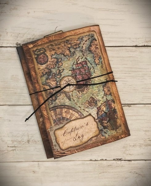 "Captains Log" Themed Junk Journal