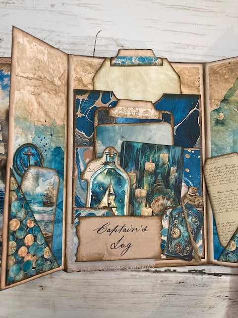 "Captains Log" Themed Junk Journal