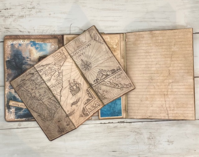"Captains Log" Themed Junk Journal