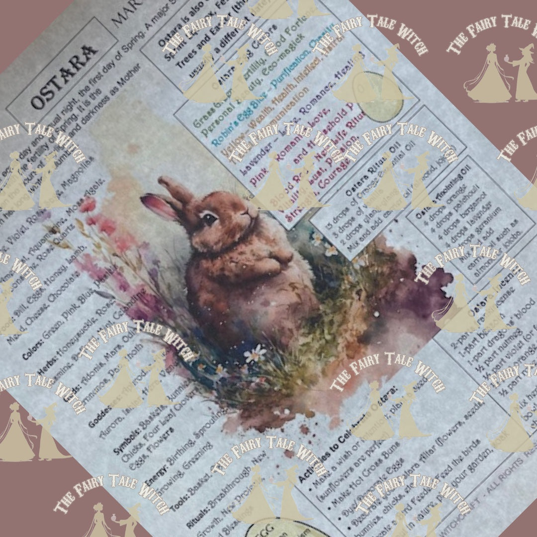 "Ostara" Book of Shadows Page - Digital Download