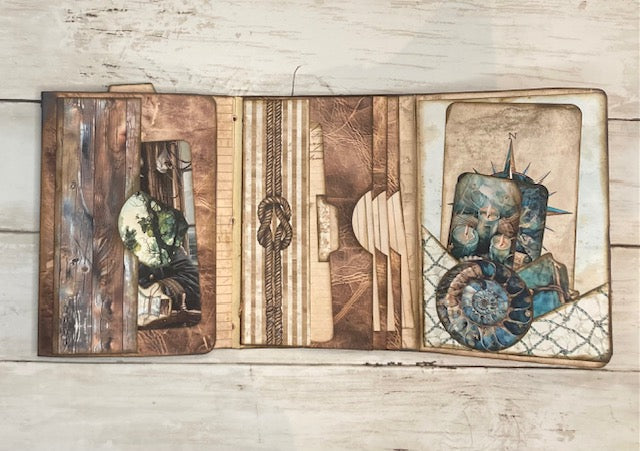 "Captains Log" Themed Junk Journal