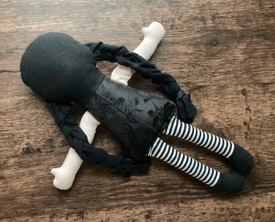 A Wednesday-Inspired Rag Doll