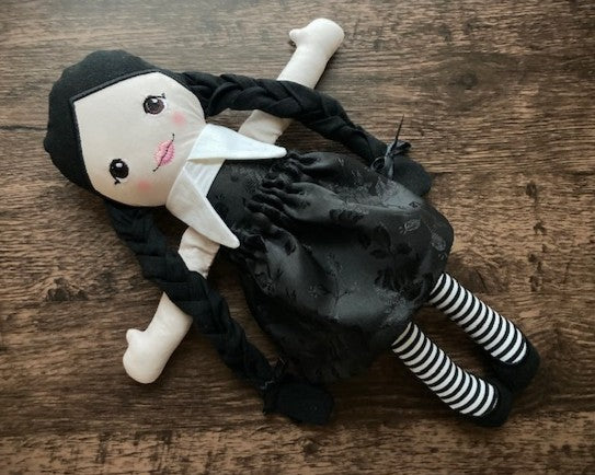 A Wednesday-Inspired Rag Doll