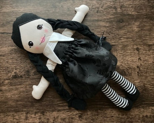 A Wednesday-Inspired Rag Doll – The Fairy Tale Witch