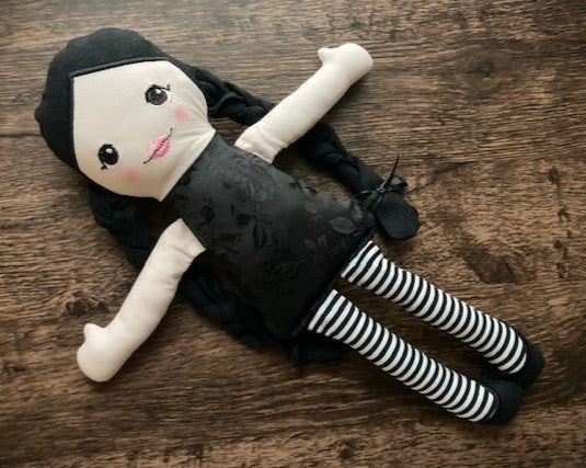 A Wednesday-Inspired Rag Doll