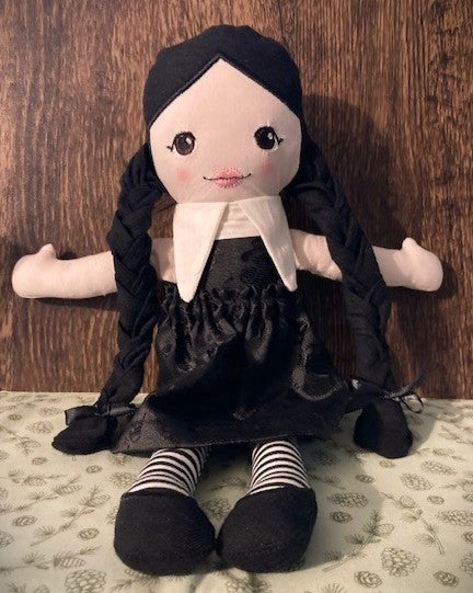 A Wednesday-Inspired Rag Doll